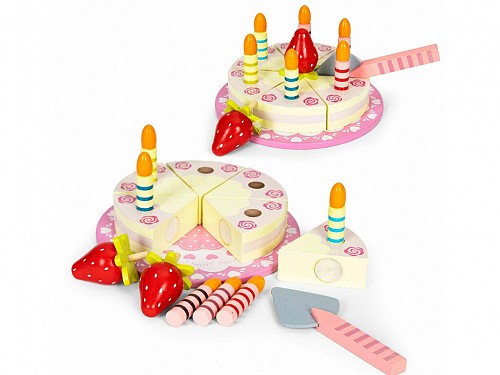    16     Velcro 13x2.5x15.5 cm, Cutting birthday cake set